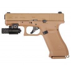 Пистолет пневматический Umarex Glock 19X TAN 4.5 мм (Металл, Blowback, CO2)