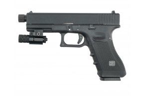Страйкбольный пистолет KJW Glock G17 (6 мм, CO2, GBB, с резьбой)