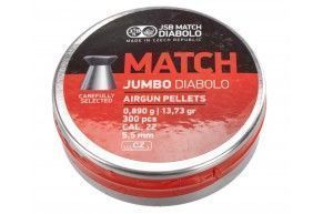Пули пневматические JSB Exact Jumbo Match 5.5 мм (0.89 грамм, 300 штук)
