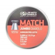 Пули пневматические JSB Exact Jumbo Match 5.5 мм (0,89 грамм, 300 штук)