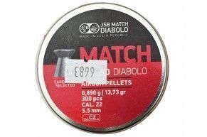 Пули пневматические JSB Exact Jumbo Match 5.5 мм (0.89 грамм, 300 штук)