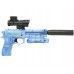 Гелевый пистолет Angry Ball M92 Blue