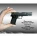 Миниатюрный стреляющий пистолет Walther SP 88 (1:2)