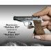 Миниатюрный стреляющий пистолет Walther PP (1:2)