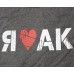Футболка I Love AK (Размер XL, короткий рукав)