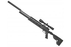 Пневматическая РСР винтовка Jager SP Карабин (6.35 мм, 550 мм, металлическая, складная, APP)