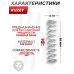 Пружина точной настройки Kuzey К90, K30, K60 (витая)