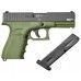 Охолощенный пистолет Retay 17 Glock (Green)