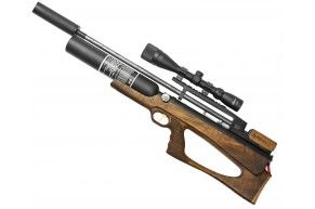 Пневматическая винтовка Дубрава Лесник Буллпап Колба 6.35 мм V5 Магнум (580 мм, Орех)
