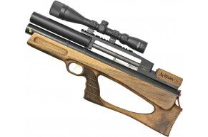 Пневматическая винтовка Дубрава Анчутка Буллпап 6.35 мм V5 (300 мм, Орех)