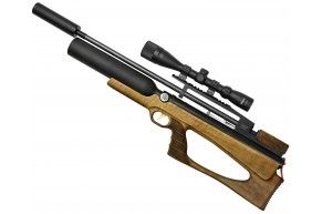 Пневматическая винтовка Дубрава Лесник Буллпап Колба 7.62 мм V5 Магнум (580 мм, Орех)