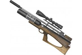Пневматическая винтовка Дубрава Лесник Колба Alfa 4.5 мм V5 Магнум (580 мм, орех, полнотел)