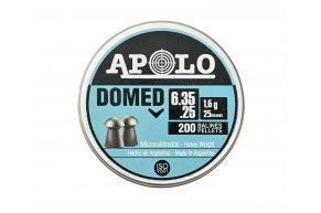 Пули пневматические Apolo Domed 6.35 мм (200 шт, 1.6 грамм)