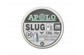 Пули пневматические Apolo Slug 6.35 мм (200 шт, 2.6 гр)