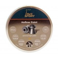 Пули пневматические H&N Hollow Point 5.5 мм (200 шт, 0,82 г)