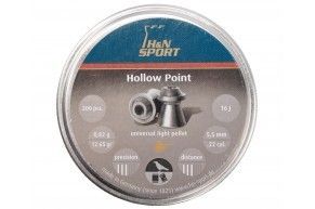 Пули пневматические H&N Hollow Point 5.5 мм (200 шт, 0,82 г)