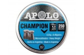 Пули пневматические Apolo Champion 4.5 мм (250 шт, 0.55 гр)