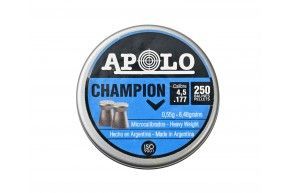 Пули пневматические Apolo Champion 4.5 мм (250 шт, 0.55 гр)