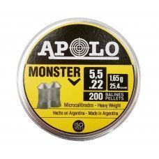 Пули пневматические Apolo Monster 5.5 мм (200 шт, 1.6 грамм)