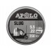 Пули пневматические Apolo Slug 5.5 мм (250 шт, 1.36 гр)