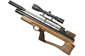 Пневматическая винтовка Дубрава Лесник BullPup 6.35 мм V6 (450 мм, Орех)