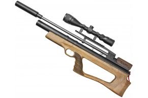 Пневматическая винтовка Дубрава Лесник Буллпап 5.5 мм V6 Магнум (Орех, 520 мм)