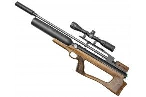 Пневматическая винтовка Дубрава Лесник Bullpup Колба 5.5 мм V6 Магнум (580 мм, Орех)