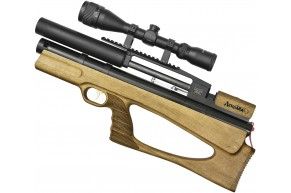 Пневматическая винтовка Дубрава Анчутка буллпап 5.5 мм V6 (300 мм, дерево)