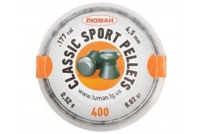 Пули пневматические Люман Classic Sport Pellets (0.52 г, 4.5 мм, 400 шт)