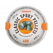 Пули пневматические Люман Classic Sport Pellets 4.5 мм (0.52 г, 400 шт)