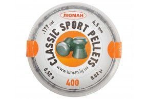Пули пневматические Люман Classic Sport Pellets 4.5 мм (0.52 г, 400 шт)