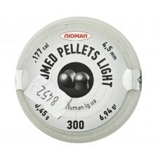 Пули пневматические Люман Domed Pellets Light (0.45 г, 4.5 мм, 300 шт)