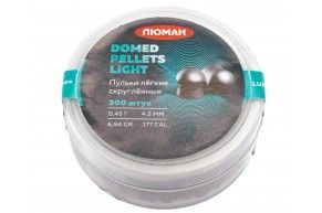 Пули пневматические Люман Domed Pellets Light 4.5 мм (0.45 г, 300 шт)