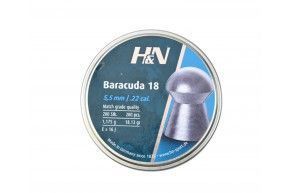 Пули пневматические H&N Baracuda 18 (5.5 мм, 200 шт, 1.175 г)