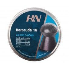 Пули пневматические H&N Baracuda 18 (5.5 мм, 200 шт, 1.175 г)