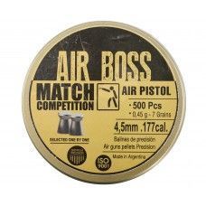 Пули пневматические Apolo Air Boss Match Pistol 4.5 мм (500 шт, 0.45 гр)