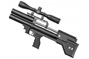 Пневматическая винтовка Krugergun Снайпер Буллпап 5.5 мм (300 мм, редуктор, высокий мостик, пластиковая)