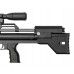 Пневматическая винтовка Krugergun Снайпер 5.5 мм Буллпап (420 мм, редуктор, резервуар 430, взвод задний, пластик)