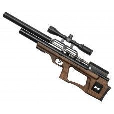 Пневматическая винтовка Krugergun Снайпер Буллпап 5.5 мм (580 мм, резервуар 510, редуктор, передний взвод, дерево)