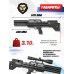 Пневматическая винтовка Krugergun Снайпер 5.5 мм Буллпап (420 мм, резервуар 510, взвод передний, редуктор, пластик)