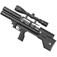 Пневматическая винтовка Krugergun Снайпер Буллпап 5.5 мм (300 мм, передний взвод, пластик)