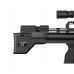 Пневматическая винтовка Krugergun 6.35 мм Снайпер Bullpup (300 мм, передний взвод, высокий мостик, пластик, редуктор)
