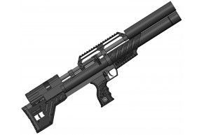 Пневматическая винтовка Krugergun Снайпер 6.35 мм Буллпап (420 мм, резервуар 510, взвод передний, редуктор, пластик)