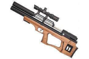 Пневматическая винтовка Krugergun Снайпер 6.35 мм Буллпап (420 мм, резервуар 510, редуктор, дерево)