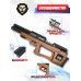 Пневматическая винтовка Krugergun Снайпер 6.35 мм Буллпап (420 мм, резервуар 510, редуктор, дерево)