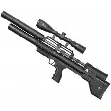 Пневматическая винтовка Krugergun Снайпер 6.35 мм Bullpup (500 мм, редуктор, взвод передний, пластик, резервуар 510)