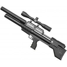 Пневматическая винтовка Krugergun Снайпер 6.35 мм Bullpup (500 мм, редуктор, пластик, резервуар 510)