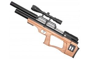 Пневматическая винтовка Krugergun Снайпер 6.35 мм Bullpup (500 мм, 510 ресивер, редуктор, деревянная)
