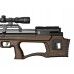 Пневматическая винтовка Krugergun Снайпер 6.35 мм Буллпап (580 мм, резервуар 510, прямоток, дерево)