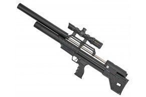 Пневматическая винтовка Krugergun Снайпер 6.35 мм Буллпап (580 мм, прямоток, резервуар 510, пластик)